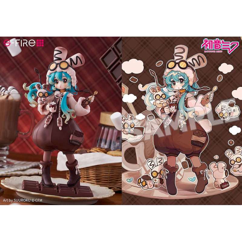SPOTT-GR Character Vocal Series 01: Hatsune Miku - Φιγούρα PVC Hatsune Miku Marshmallow Hot Cocoa Μεγέθους 22cm