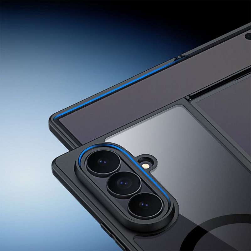 SPOTT-GR Dux Ducis Aimo - Θήκη με Υποστήριξη MagSafe για Samsung Galaxy Z Fold 8 σε Μαύρο Χρώμα
