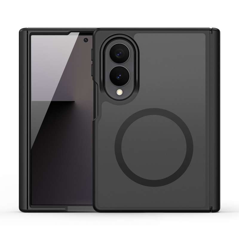 SPOTT-GR Dux Ducis Yind - Θήκη με Υποστήριξη MagSafe για Samsung Galaxy Z Fold 8 Wide σε Μαύρο Χρώμα