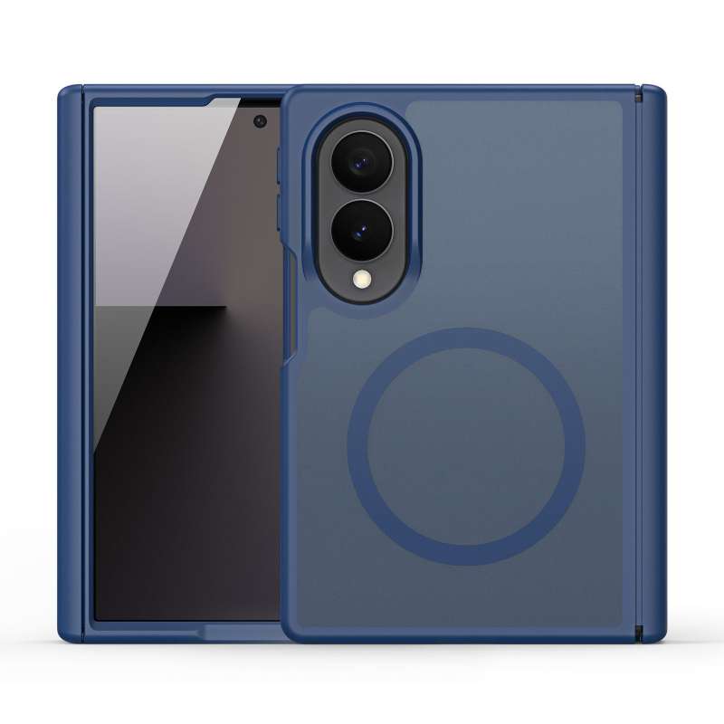 SPOTT-GR Dux Ducis Yind - Θήκη με Υποστήριξη MagSafe για Samsung Galaxy Z Fold 8 Wide σε Μπλε Χρώμα