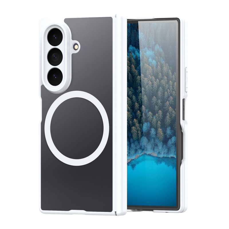 SPOTT-GR Dux Ducis EXPN - Θήκη με Υποστήριξη MagSafe για Samsung Galaxy Z Fold 8 σε Άσπρο Χρώμα