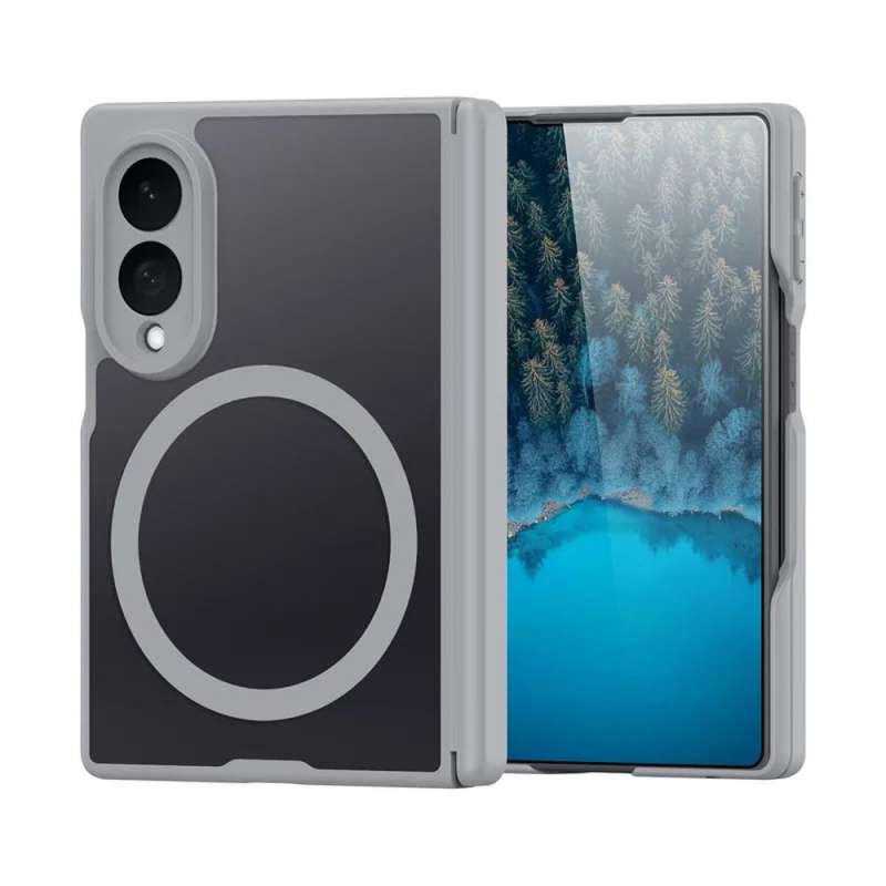 SPOTT-GR Dux Ducis EXPN - Θήκη με Υποστήριξη MagSafe για Samsung Galaxy Z Fold 8 Wide σε Γκρι Χρώμα