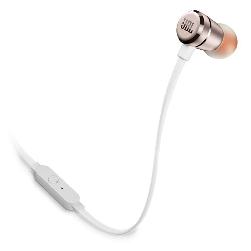 SPOTT-GR JBL T290 - Ενσύρματα Ακουστικά με Υποδοχή Jack 3.5mm και Μικρόφωνο σε Ροζ / Χρυσό Χρώμα