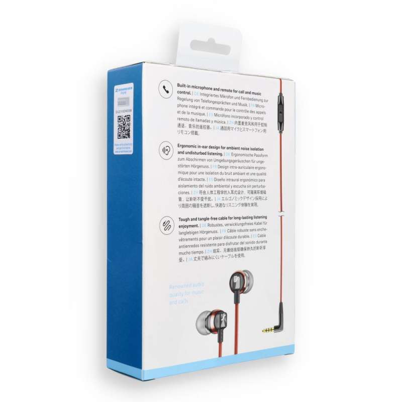 SPOTT-GR Sennheiser CX 300S - Ενσύρματα In-Ear Ακουστικά Jack 3.5mm σε Κόκκινο Χρώμα