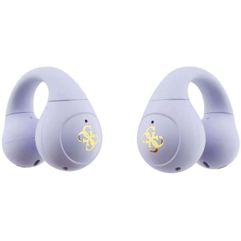 SPOTT-GR GUESS Mini Classic Earbuds - Ασύρματα In-Ear Ακουστικά Bluetooth σε Μωβ Χρώμα