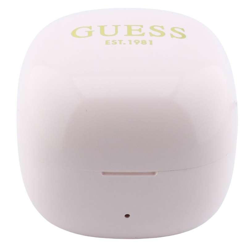 SPOTT-GR GUESS Mini Classic Earbuds - Ασύρματα In-Ear Ακουστικά Bluetooth σε Ροζ Χρώμα