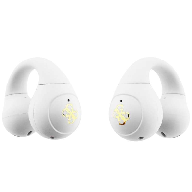 SPOTT-GR GUESS Mini Classic Earbuds - Ασύρματα In-Ear Ακουστικά Bluetooth σε Άσπρο Χρώμα