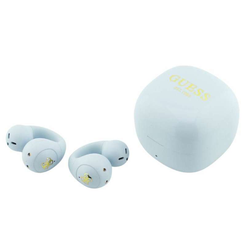 SPOTT-GR GUESS Mini Classic Earbuds - Ασύρματα In-Ear Ακουστικά Bluetooth σε Τιρκουάζ Χρώμα