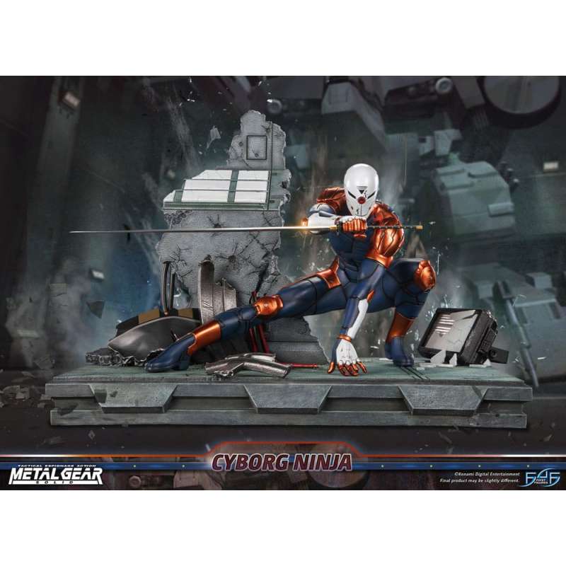 SPOTT-GR Metal Gear Solid - Φιγούρα Cyborg Ninja (Gray Fox) Μεγέθους 41cm