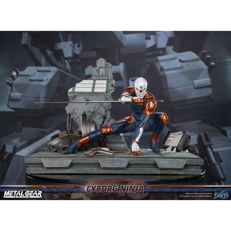 SPOTT-GR Metal Gear Solid - Φιγούρα Cyborg Ninja (Gray Fox) Μεγέθους 41cm