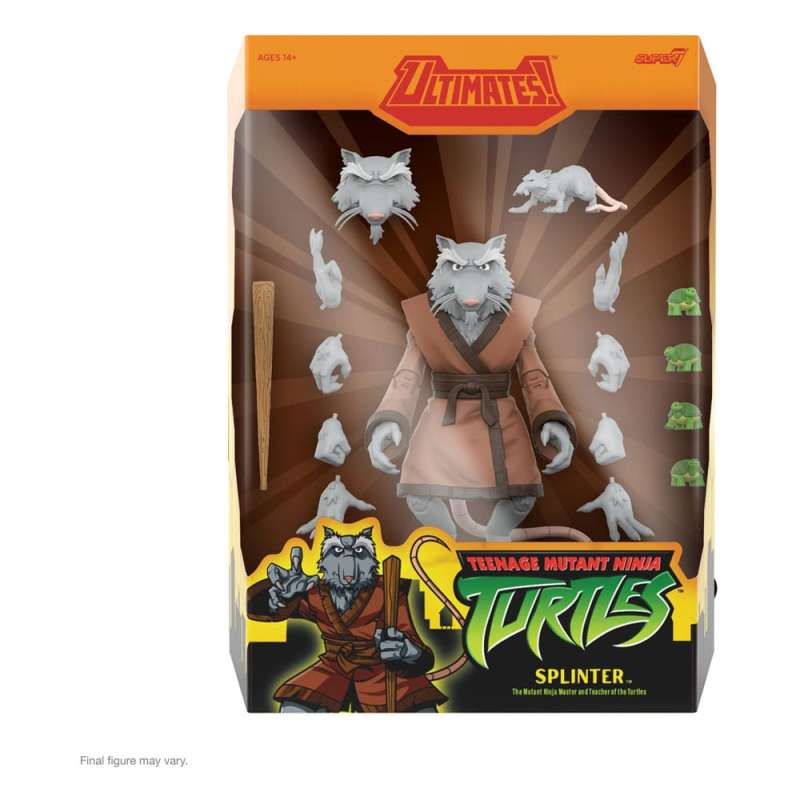 SPOTT-GR Teenage Mutant Ninja Turtles Ultimates - Φιγούρα Δράσης Wave 13 Splinter Μεγέθους 18cm