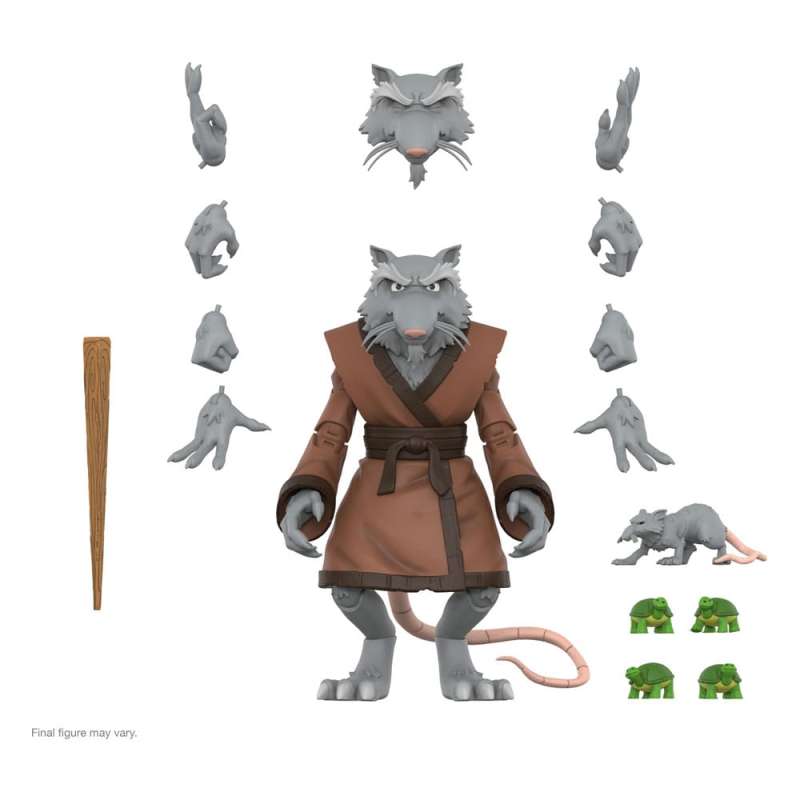 SPOTT-GR Teenage Mutant Ninja Turtles Ultimates - Φιγούρα Δράσης Wave 13 Splinter Μεγέθους 18cm