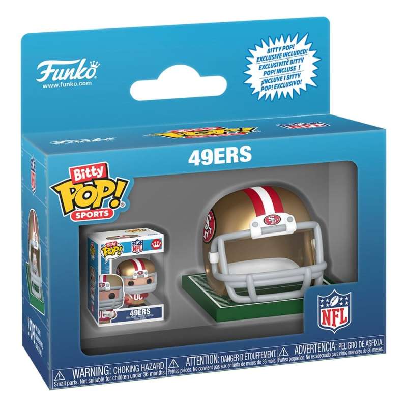 SPOTT-GR NFL Bitty POP! Helmets - Φιγούρες Βινυλίου NFC Series 1 Σετ (Σετ 12 Τεμάχια)