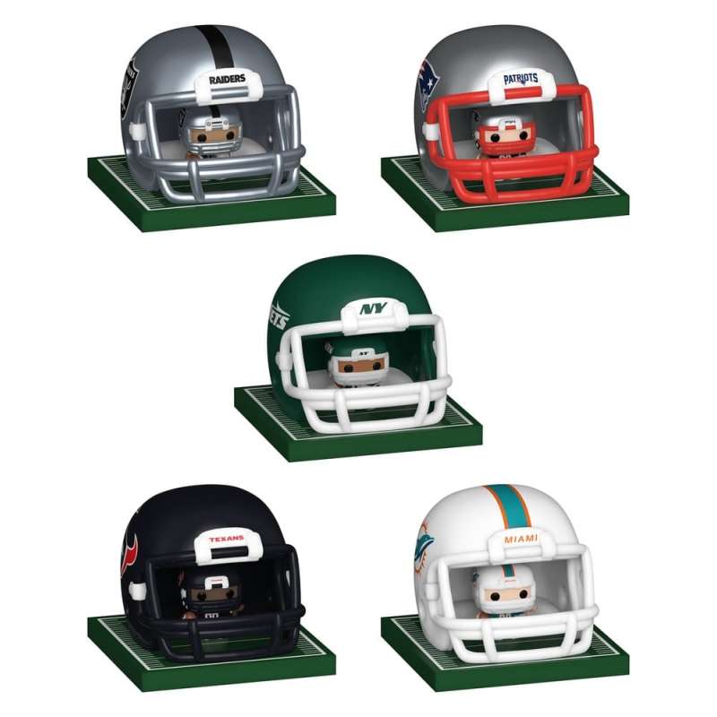 SPOTT-GR NFL Bitty POP! Helmets - Φιγούρες Βινυλίου AFC Series 1 (Σετ 12 Τεμάχια)