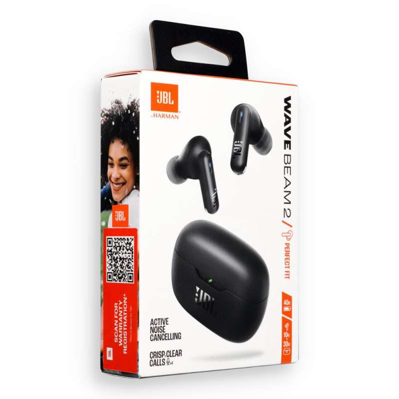 SPOTT-GR JBL Wave Beam 2 - Ασύρματα In-Ear Ακουστικά Bluetooth με ENC (Ακύρωση Θορύβου) σε Μαύρο Χρώμα