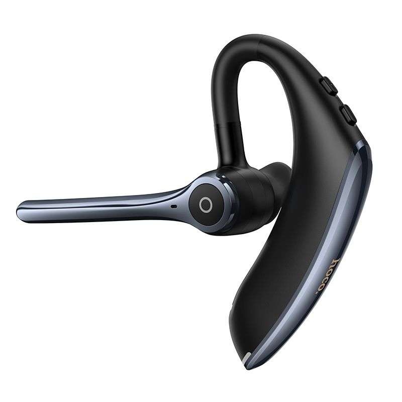 SPOTT-GR Hoco E90 - Ασύρματο In-Ear Mono Επαγγελματικό Bluetooth Headset με ENC (Ακύρωση Θορύβου) σε Μαύρο Χρώμα