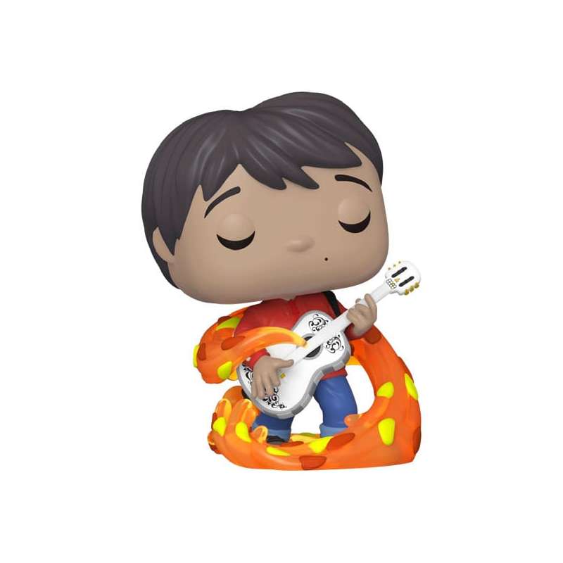 SPOTT-GR Coco POP! Disney - Φιγούρα Βινυλίου Miguel w/guitar (Glow-in-the-Dark) Μεγέθους 9cm