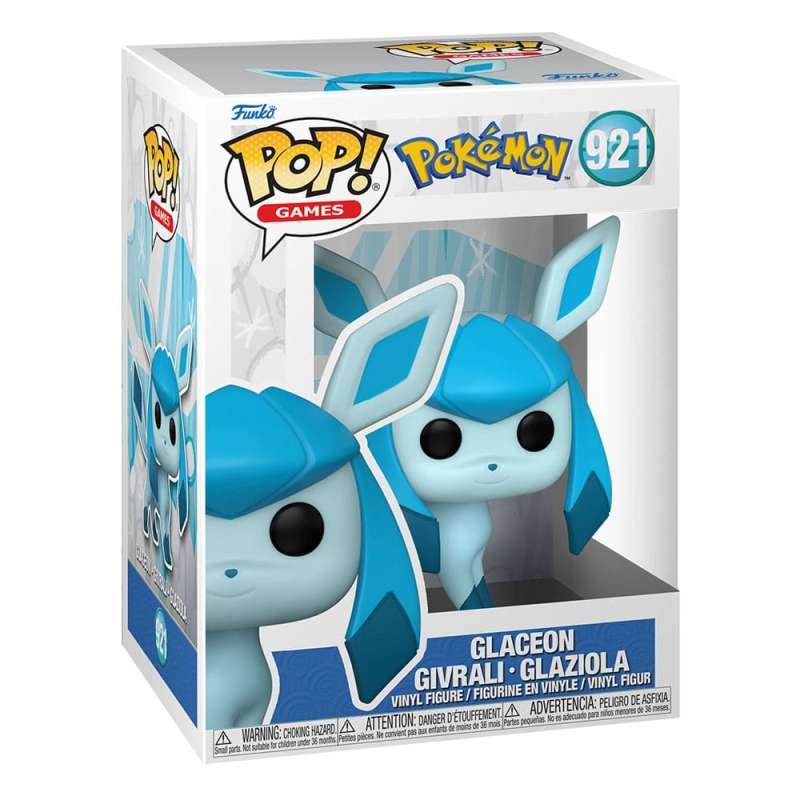 SPOTT-GR Pokémon POP! Games - Φιγούρα Βινυλίου Glaceon (EU Edition) Μεγέθους 9cm