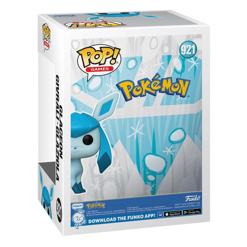SPOTT-GR Pokémon POP! Games - Φιγούρα Βινυλίου Glaceon (EU Edition) Μεγέθους 9cm