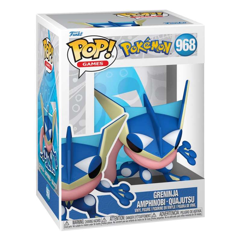 SPOTT-GR Pokémon POP! Games - Φιγούρα Βινυλίου Greninja (EU Edition) Μεγέθους 9cm