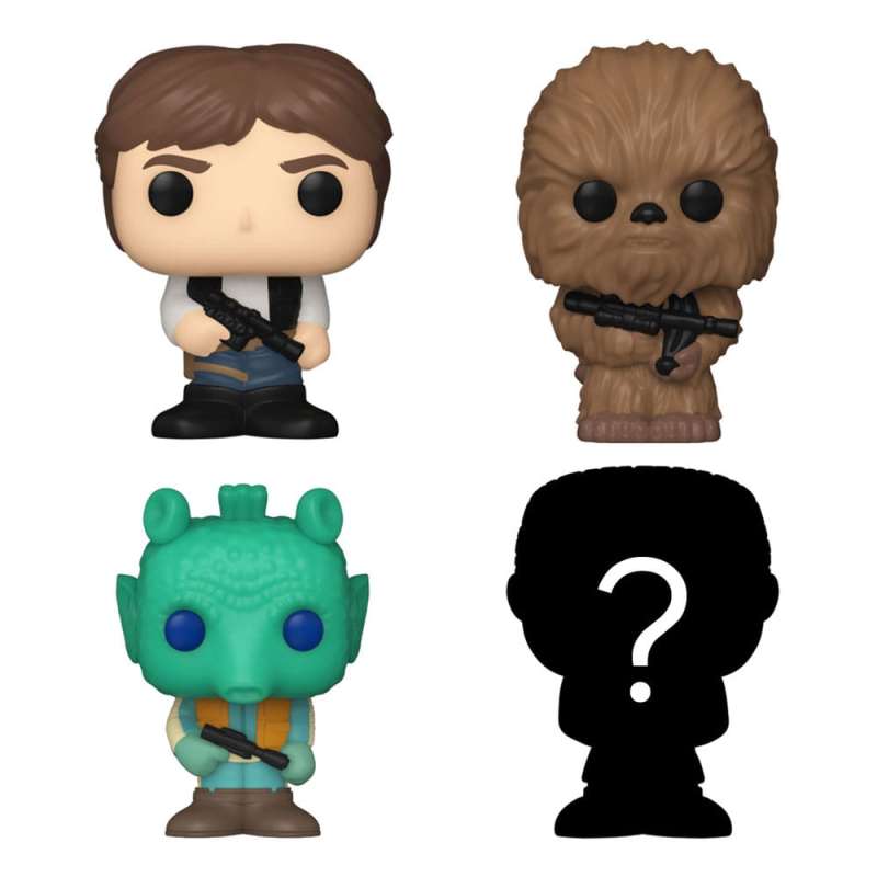 SPOTT-GR Star Wars Bitty POP! - Φιγούρες Βινυλίου Han Solo Μεγέθους 2.5cm (4-Pack)