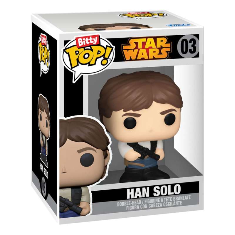 SPOTT-GR Star Wars Bitty POP! - Φιγούρες Βινυλίου Han Solo Μεγέθους 2.5cm (4-Pack)