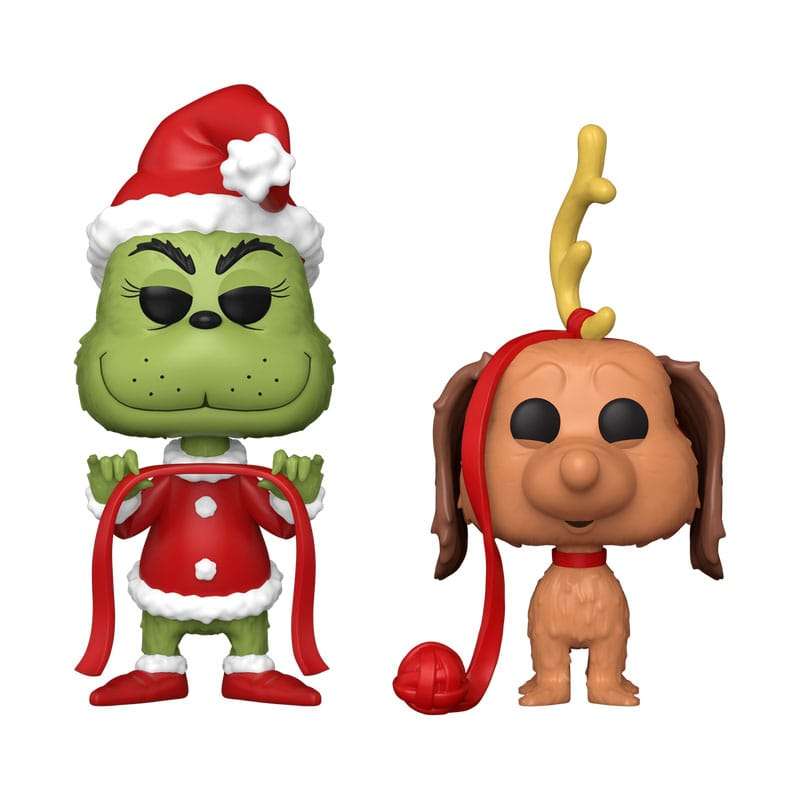 SPOTT-GR The Grinch(Anniversary) POP! Books - Φιγούρες Βινυλίου Grinch w/ Max Μεγέθους 9cm (2-Pack)