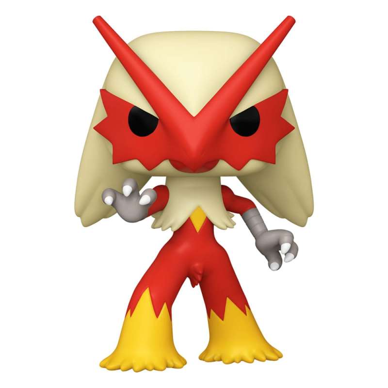 SPOTT-GR Pokémon POP! Games - Φιγούρα Βινυλίου Blaziken (EU Edition) Μεγέθους 9cm