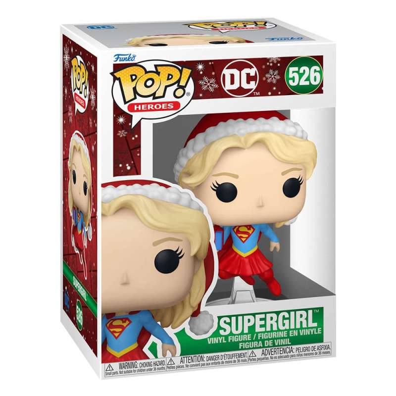 SPOTT-GR DC Comics POP! Heroes Vinyl Holiday '24- Supergirl Μεγέθους 9cm