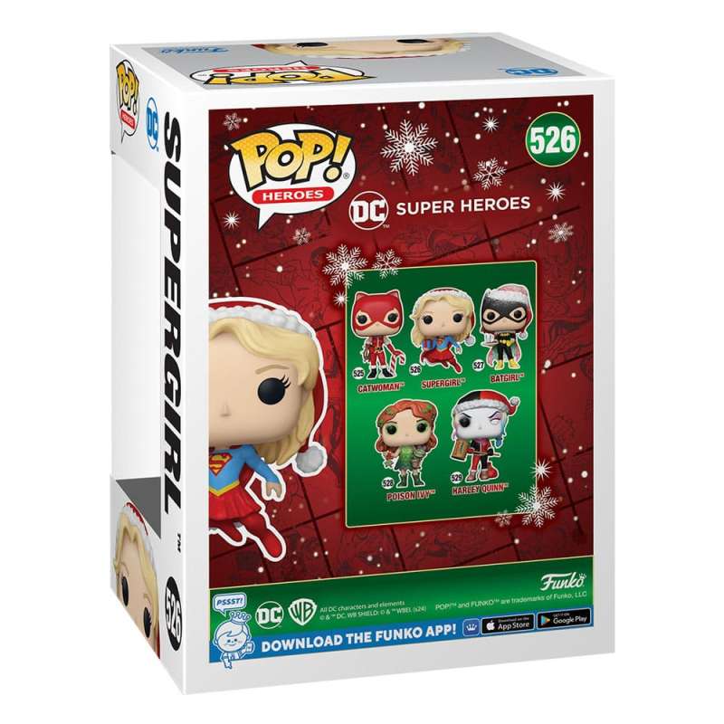 SPOTT-GR DC Comics POP! Heroes Vinyl Holiday '24- Supergirl Μεγέθους 9cm