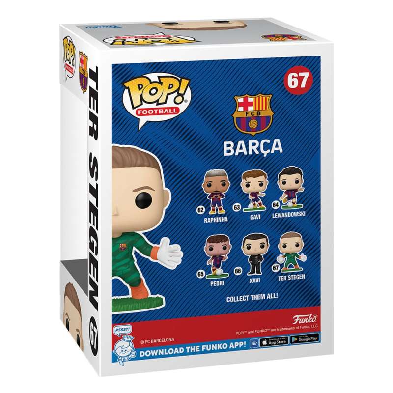 SPOTT-GR EFL POP! Football - Φιγούρα Βινυλίου Barcelona - Ter Stegen Μεγέθους 9cm