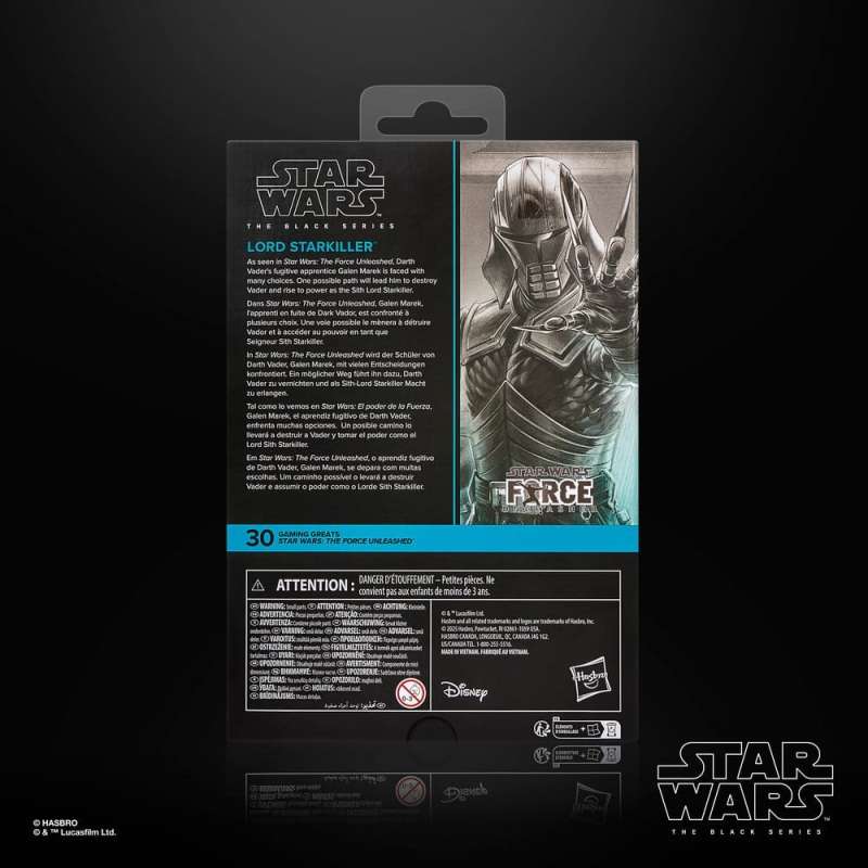 SPOTT-GR Star Wars Black Series - Φιγούρα Δράσης Lord Starkiller Μεγέθους 15cm