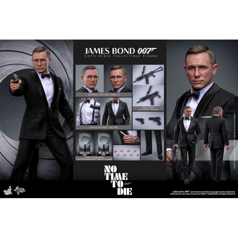SPOTT-GR No Time to Die Movie Masterpiece - Φιγούρα Δράσης (Αναλογία 1/6) James Bond Μεγέθους 30cm