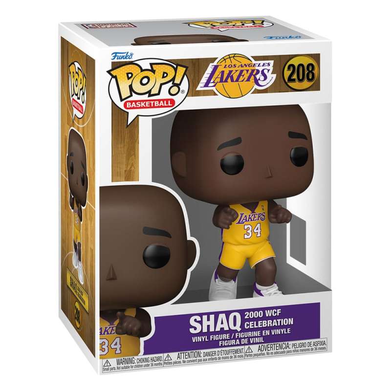 SPOTT-GR NBA Legends POP! Sports - Φιγούρα Βινυλίου Lakers- Shaq ('00 WCF Celebration) Μεγέθους 9cm