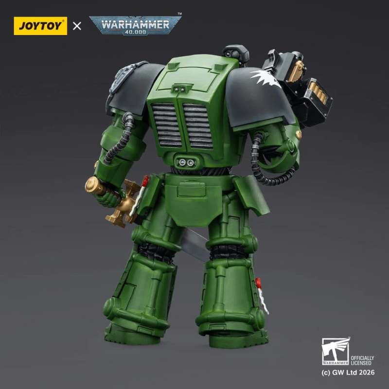 SPOTT-GR Warhammer 40,000 - Φιγούρα Δράσης Salamanders Terminator 1 with Power Sword and Storm Bolter Μεγέθους 14cm