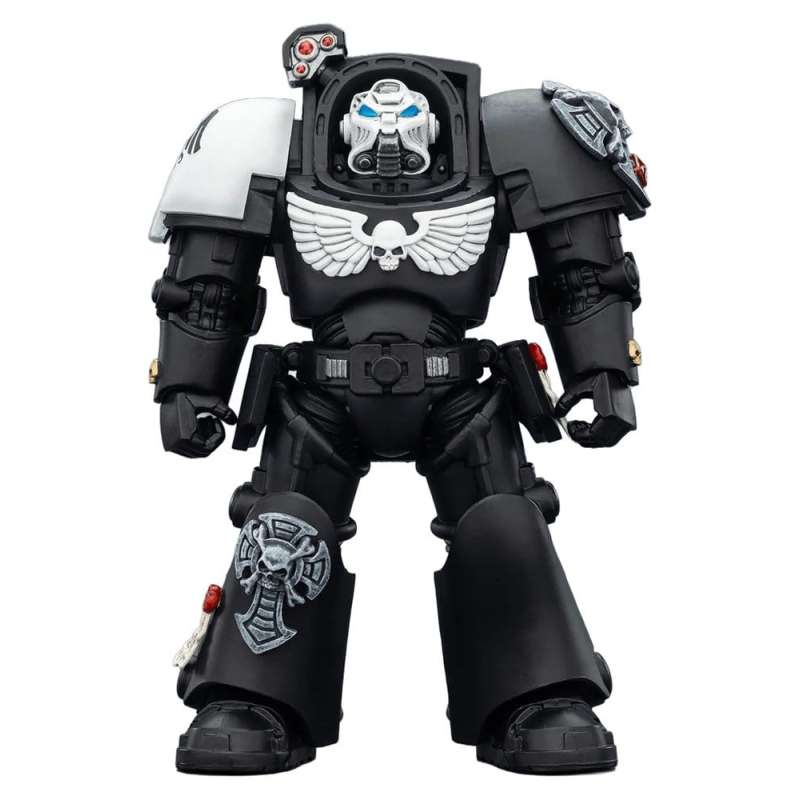 SPOTT-GR Warhammer 40,000 - Φιγούρα Δράσης Raven Guard Terminator 1 with Power Sword and Storm Bolter Μεγέθους 14cm