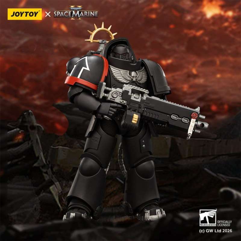 SPOTT-GR Warhammer 40,000 - Φιγούρα Δράσης Raven Guard Heavy Intercessor Μεγέθους 13cm