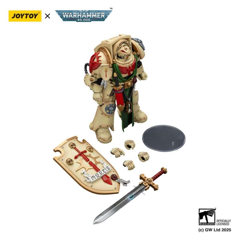 SPOTT-GR Warhammer 40,000 - Φιγούρα Δράσης Dark Angels Deathwing Knight 3 Μεγέθους 14cm