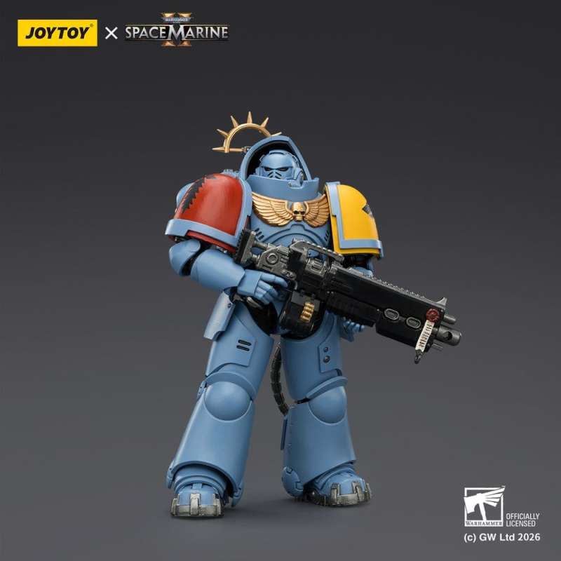 SPOTT-GR Warhammer 40,000 - Φιγούρα Δράσης Space Wolves Heavy Intercessor (Game Edition) Μεγέθους 13cm