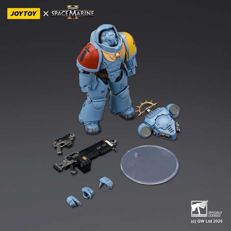 SPOTT-GR Warhammer 40,000 - Φιγούρα Δράσης Space Wolves Heavy Intercessor (Game Edition) Μεγέθους 13cm