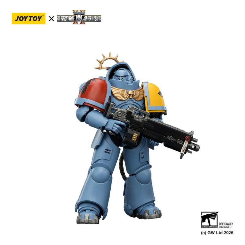 SPOTT-GR Warhammer 40,000 - Φιγούρα Δράσης Space Wolves Heavy Intercessor (Game Edition) Μεγέθους 13cm