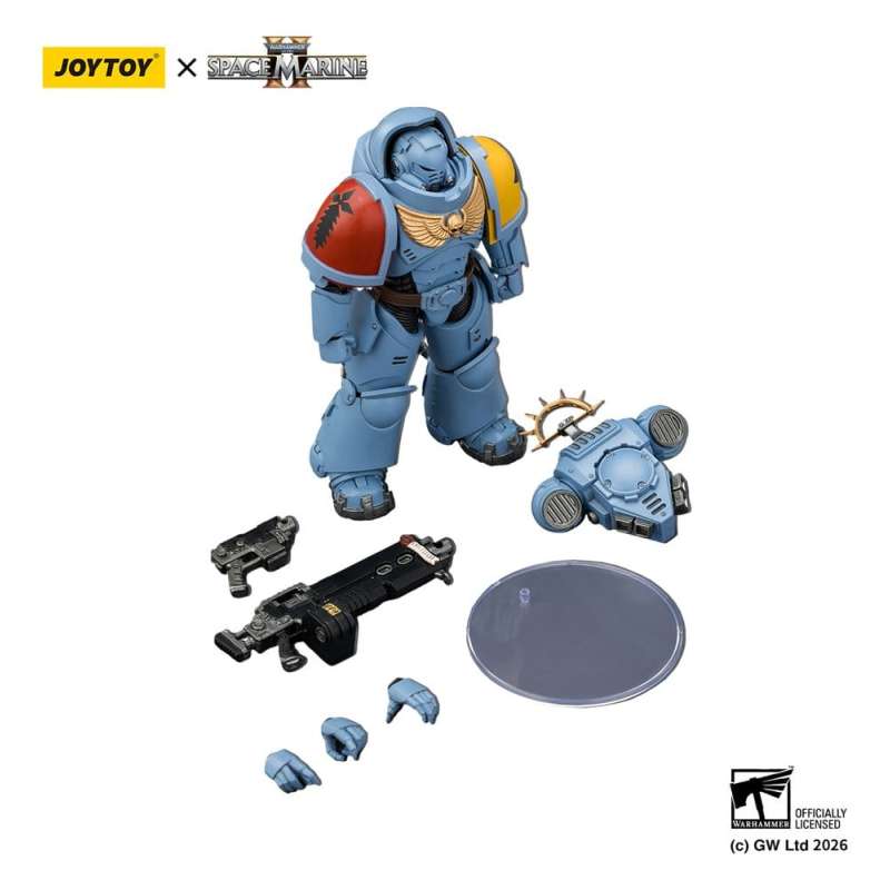 SPOTT-GR Warhammer 40,000 - Φιγούρα Δράσης Space Wolves Heavy Intercessor (Game Edition) Μεγέθους 13cm