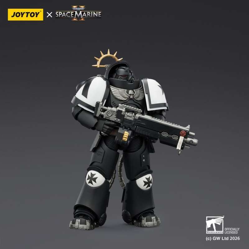 SPOTT-GR Warhammer 40,000 - Φιγούρα Δράσης Black Templars Heavy Intercessor (Game Edition) Μεγέθους 13cm