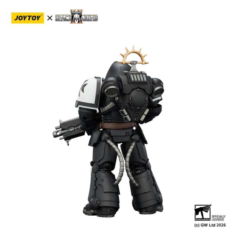 SPOTT-GR Warhammer 40,000 - Φιγούρα Δράσης Black Templars Heavy Intercessor (Game Edition) Μεγέθους 13cm