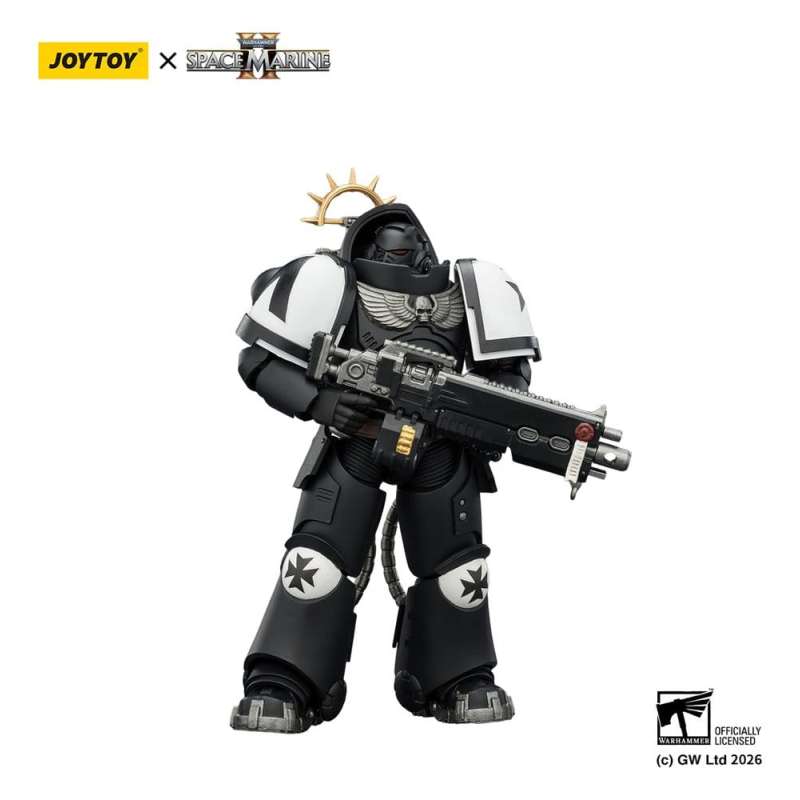 SPOTT-GR Warhammer 40,000 - Φιγούρα Δράσης Black Templars Heavy Intercessor (Game Edition) Μεγέθους 13cm