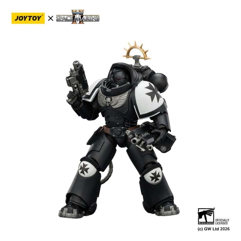 SPOTT-GR Warhammer 40,000 - Φιγούρα Δράσης Black Templars Heavy Intercessor (Game Edition) Μεγέθους 13cm