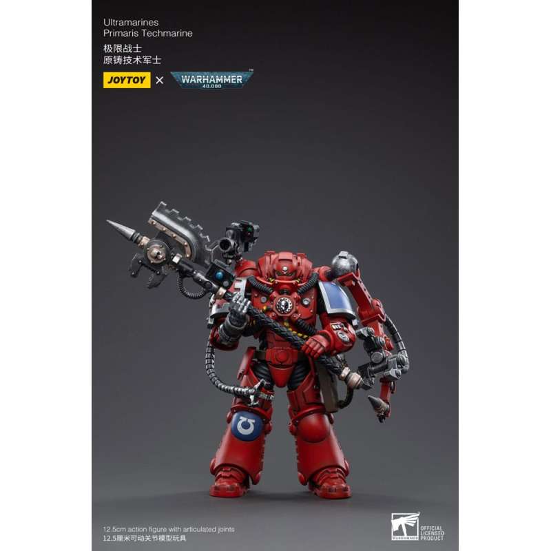 SPOTT-GR Warhammer 40k - Φιγούρα Δράσης (Αναλογία 1/18) Ultramarines Primaris Techmarine Μεγέθους 12cm