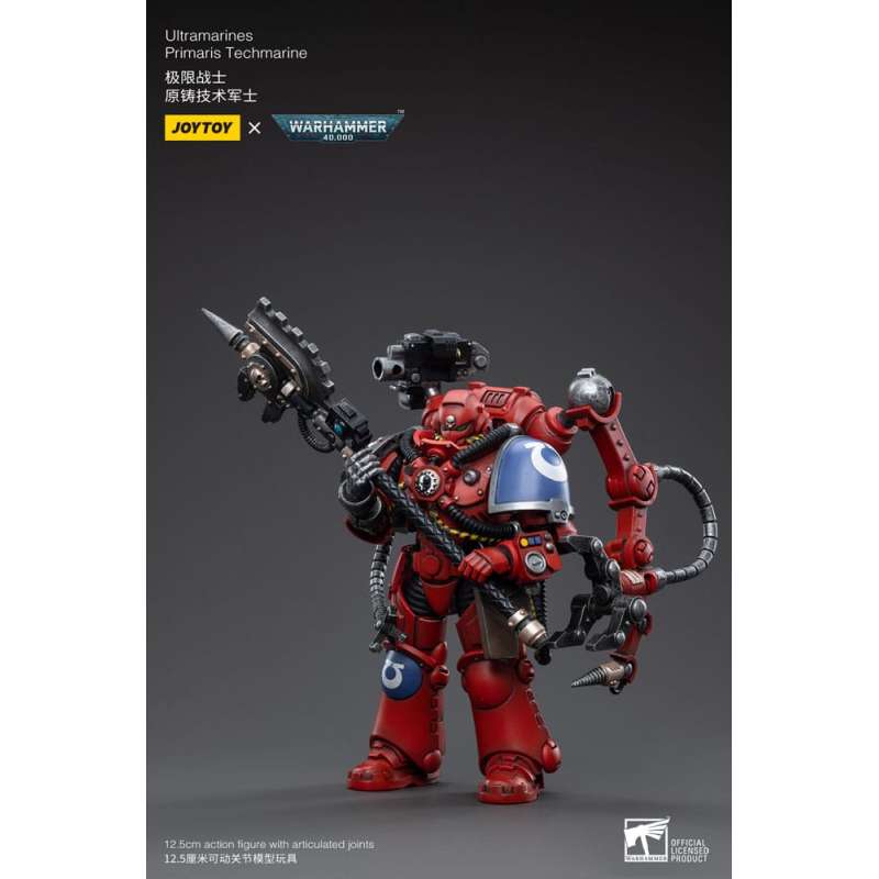 SPOTT-GR Warhammer 40k - Φιγούρα Δράσης (Αναλογία 1/18) Ultramarines Primaris Techmarine Μεγέθους 12cm