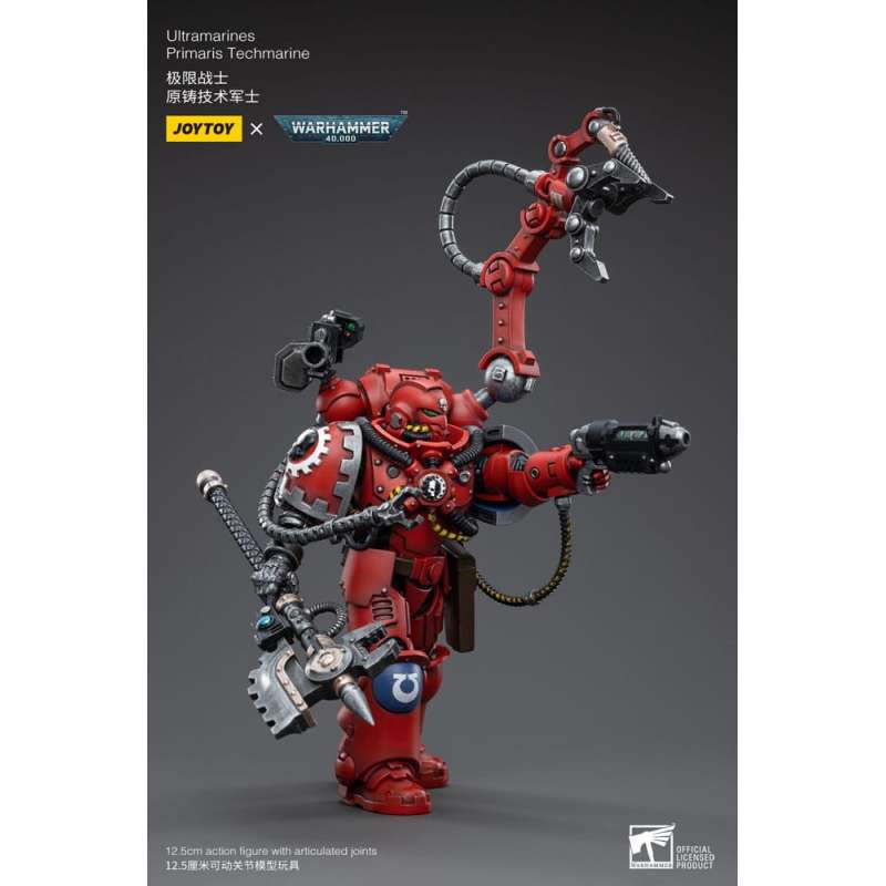 SPOTT-GR Warhammer 40k - Φιγούρα Δράσης (Αναλογία 1/18) Ultramarines Primaris Techmarine Μεγέθους 12cm