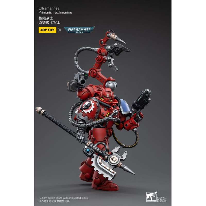 SPOTT-GR Warhammer 40k - Φιγούρα Δράσης (Αναλογία 1/18) Ultramarines Primaris Techmarine Μεγέθους 12cm
